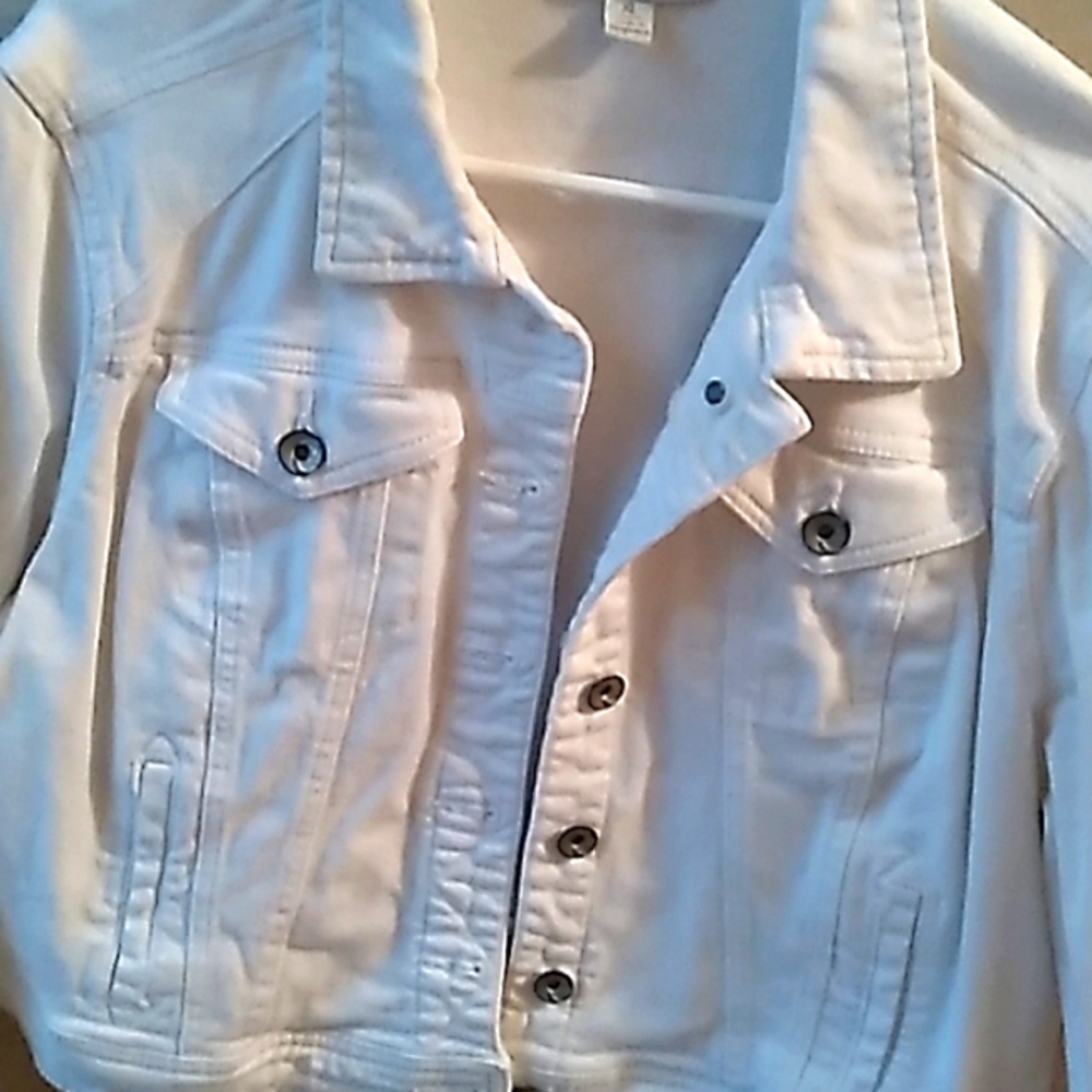 White Jean Jacket